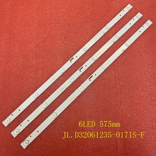 3pcs/set 6LED(6V) 575mm LED Backlight bar FOR TCL LE32D99 32LE12J JL.D32061235-0171S-F