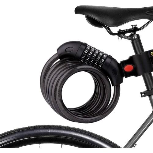 Bike Password lock Anti-Theft MTB Combination Lock Bike Cable code Lock Security safety Coded Steel Wiring Bicycle Safety Lock