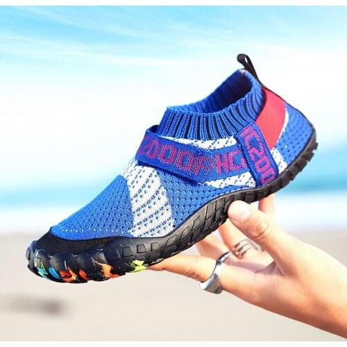 Winter Blue Barefoot Shoes Swimming Knitting Barefoot Socks Slip-proof Fashion Outdoor Hiking Wading Shoes zapatillas de deporte