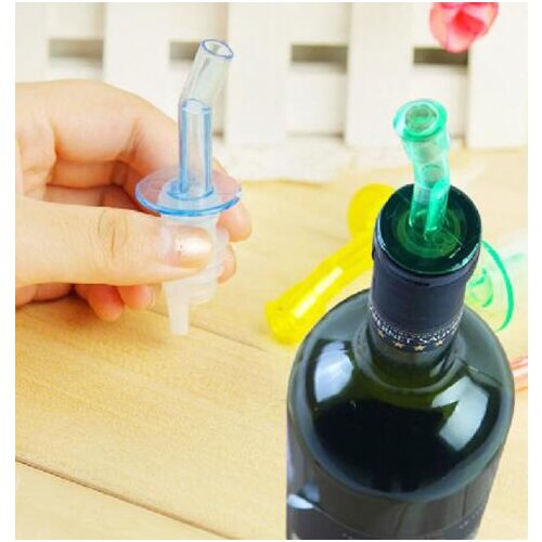 4 pcs/Lot Wine Oil Alco Bar Liquor Free Pour Bottle Spout Stopper Pourer Topper Set