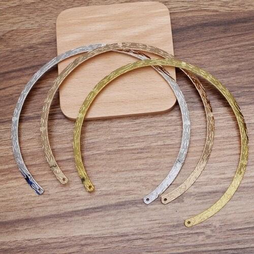 5 PCS 146mm*7mm Choker Collar Neck Strap Necklace Setting For Women Jewelry Making