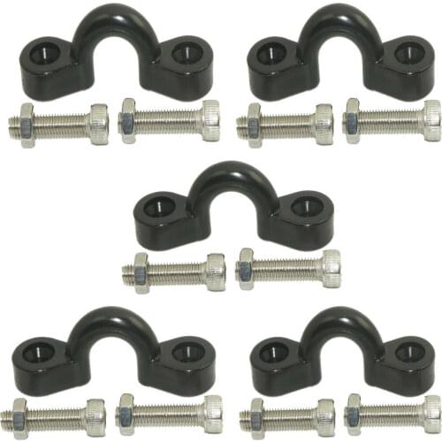 Kayak Canoe Boat Pad Eyes Kayak Accessories - PACK of 5 -With 10 screws & 10 nut