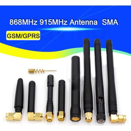 2PCS 868MHz 915MHz Antenna 3dbi SMA Male Connector GSM GPRS Antena outdoor signal repeater antenne waterproof Lorawan