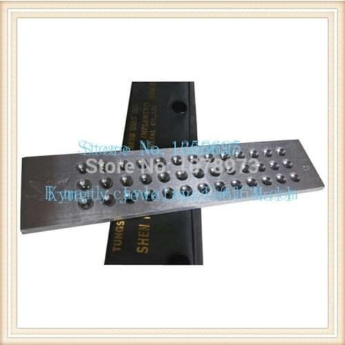 Free Shipping 0.26-2.80mm Tungsten Carbide Draw Plates 39 Holes Jewelry Round Drawplate