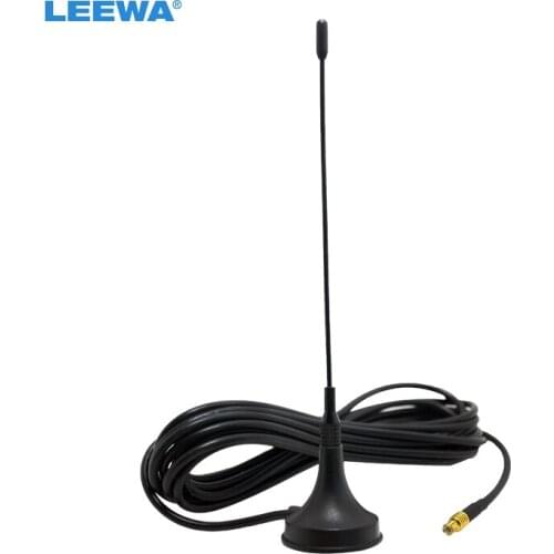 LEEWA Car MCX Active Digital TV Antenna with Built-in Amplifier Auto TV Antenna #CA922