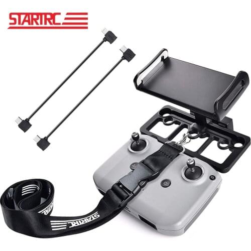 STARTRC Mavic Mini 2 Phone Mount Holder Tablet Stand w/ 30cm OTG Type-C Cables For DJI Mini 2 Mavic Air 2 Drone Control Bracket