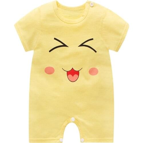 13 Colors Cute Cartoon Baby Girl Rompers Cotton Red Baby Jumpsuit Boy Outfits Newborn Infant Children Clothes Kid Clothing