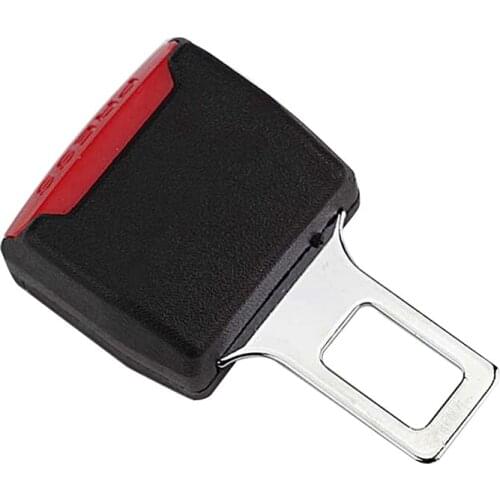 1 Pcs Creative Black Car Seatbelt Clip Extender Safety Seatbelt Lock Buckle Plug Thick Insert Socket Auto Interior Accessories