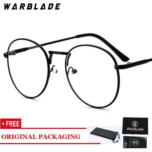 Round Clear Glasses Myopia Clear Lens Glasses With Transparent Glasses Women Men Metal Ray Optical Glass Lunette femme 2018