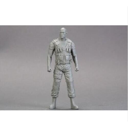 New Unassembled 1/18 90mm Ms. Giselle Characters strong soldier Resin Kit DIY Toys Unpainted resin model