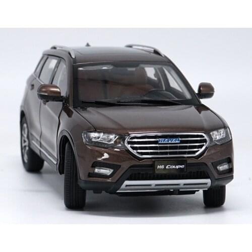 Original Factory Authentic 1:18 Haval H6 Coupe Suv Brown Diecast Car Models with Small Gift