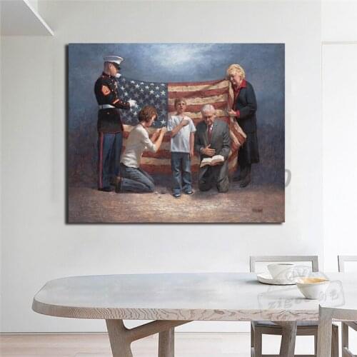 Mending The Nation Canvas Prints Picture Modular Paintings For Living Room Vintage Poster On The Wall Home Decoration