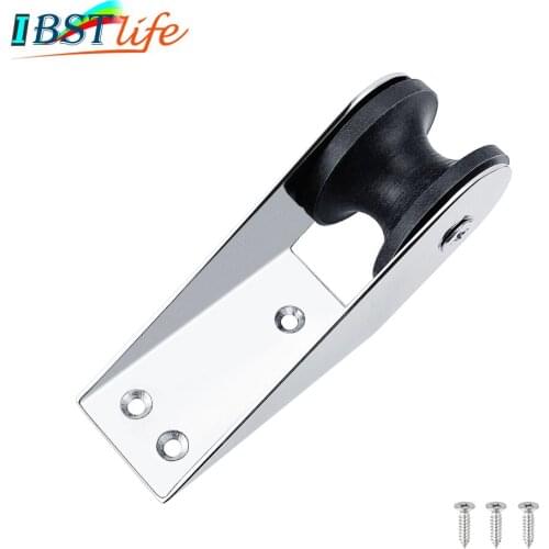 Stainless Steel 316 Heavy Duty Bow Anchor Roller Fixed Anchor Fairlead Marine Boat Docking Nylon Roller Chock Accessories