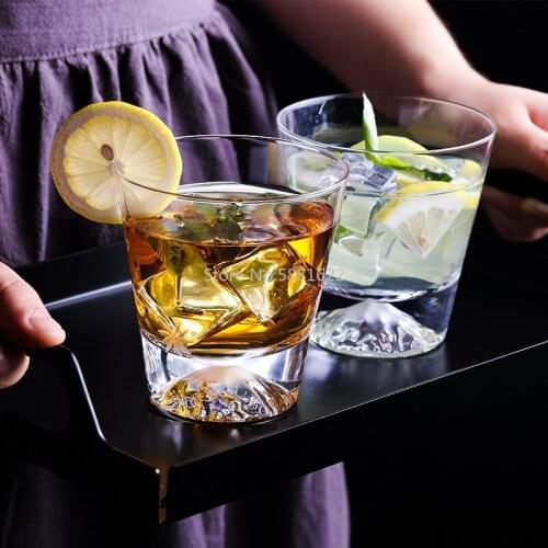 Japanese Mount Fuji Water Cup Hot Water Cup Snow Mountain Cup Tea Cup Heat-resistant Glass Cup High-end Wine Cup Home Gift