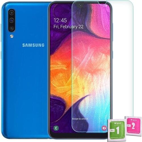 For Samsung Galaxy A10 A10e A10s A20 A20e A20s A30 A30s A40 A40s A50 A50s Tempered Glass Protective Screen Protector Film Cover