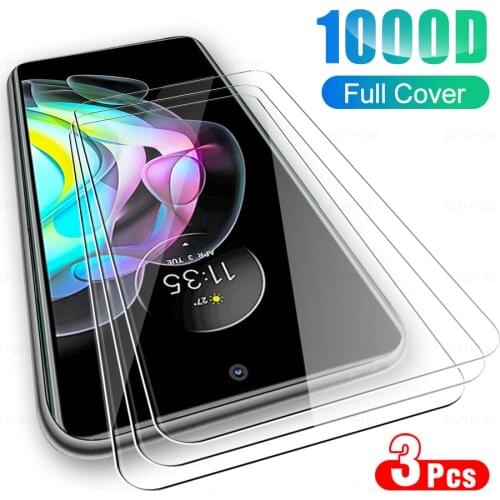 3PCS HD Protective Glass Case For Motorola Edge 20 Pro 6.7" Tempered Film For Motorola Edge 20Pro 20Lite 20 9H Screen Protector