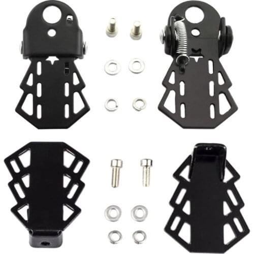 1pair Bike Rear Pedal MTB Folding Footrests Cycling Accessories Bicycle Foot Peg