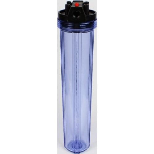 20" Standard Thicken transparent filter shell bucket pre-filter filter bottle Water Filter Housing for Water Purifier