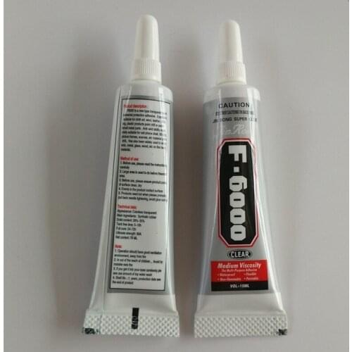 50Pcs/Lot 15ml F6000 Glue For Cell Phone Adhesive Epoxy Resin Diy Crystals Rhinestones Wholesale Free Shipping