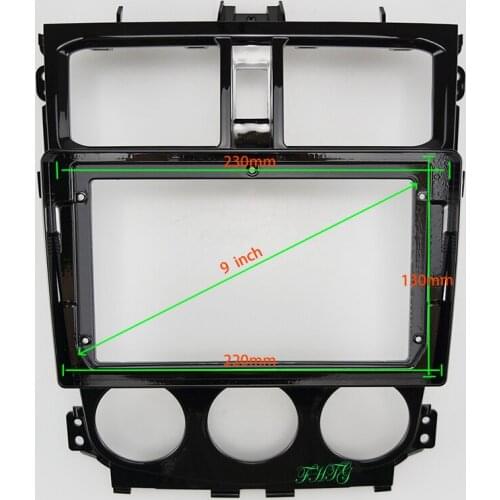 9 INCH Car Audio Frame GPS Navigation Fascia Panel Car dvd Plastic Frame Fascia is suitable for COLT PLUS 2013