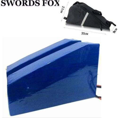 1pcs 48V 12AH 13ah Ship from Netherlands 500W 750W Triangle shape Electric bike Battery BAG 48V ebike electric scooter battery