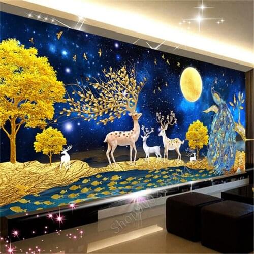 Diamond Embroidery Animal Picture By Rhinestones Diamond Painting Deer Full Round Drill Diamond Mosaic Home Decoration FF2745