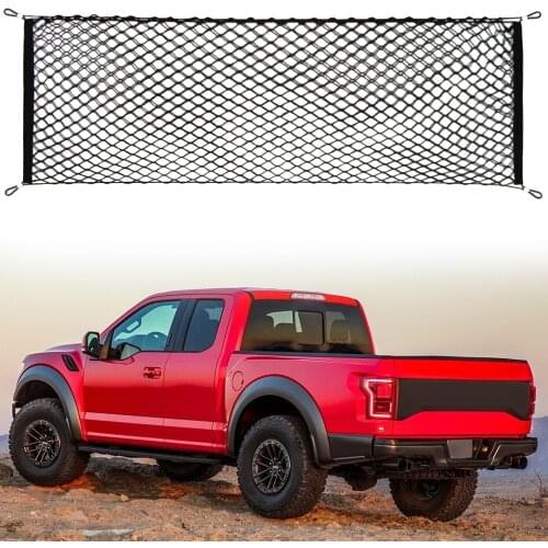 Car Trunk Envelope Style Cargo Net For Ford F150 F250 F350 Raptor For Toyota Tundra For Dodge Ram For Silverado For GMC Topkick