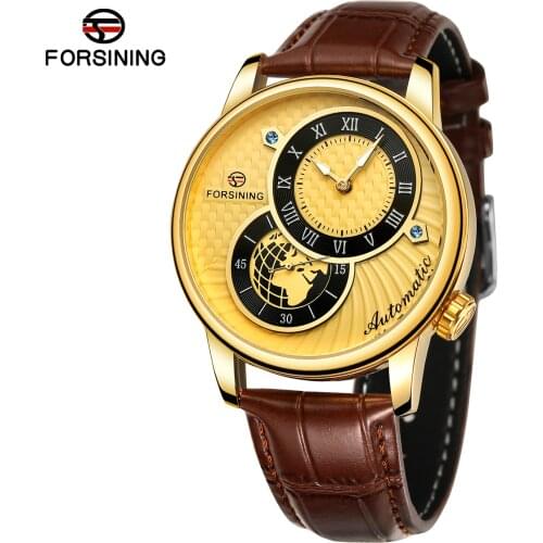 Forsining Fashion Casual Hollow Automatic Mechanical Men Wristwatches Simple Waterproof Sports Man Watch Clock Relogio Masculi