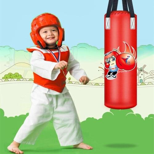 Children Boxing training Solid sandbag Sanda Taekwondo Kung fu Fighting Training sandbag props kids sport Fitness equipment toy