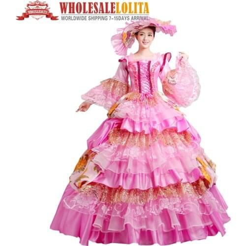 Quality Womens Prom Gothic Victorian Fancy Palace Masquerade Dresses Victorian Ball Gown Dress