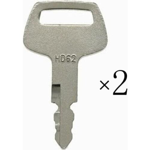 2pc Key 41307-00007 HD62 for Bobcat Excavator Model 316