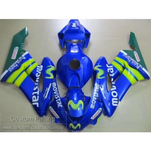 Injection molding fairing kit for CBR1000RR 2004 2005 green blue fairings set CBR1000RR 04 05 MR03