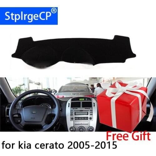 For kia cerato 2005-2015 dashboard mat Protective pad Shade Cushion Pad interior sticker car styling accessories