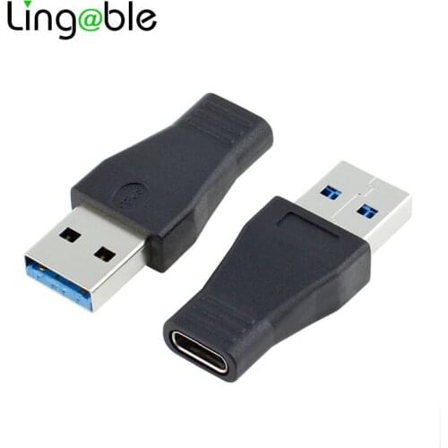 Lingable USB 3.0 A Male to Type C USB-C Female Adapter Converter USB C Connector
