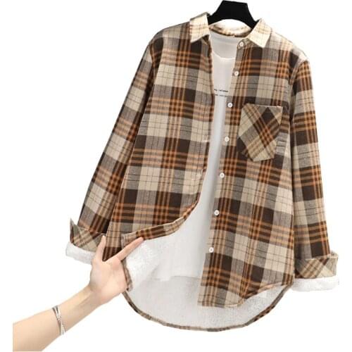 Женские рубашки в клетку LSYLZL China At AliExpress