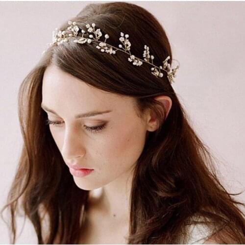 Fashion Women Hairband Wedding Tiara Crown Headband Bridal Hair Aaccessories Jewelry
