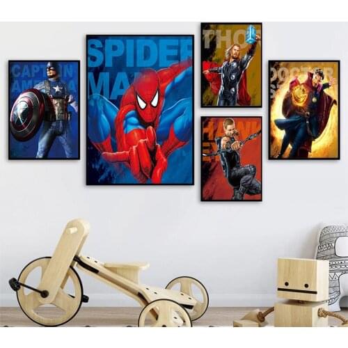 Marvel Superheroes 5D DIY Diamond Painting Diamond Embroidery Full Cross Stitch Kits Mosaic Handwork Kid Gift for Home Decor