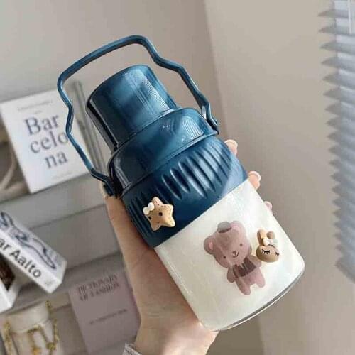 NIEHAINA Glass Water Bottles