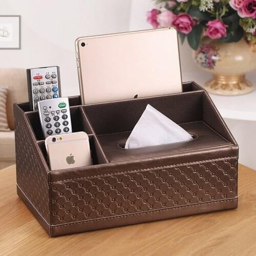 New Nordic Remote Control Storage Box Multifunctional Tissue Box Living Room Pumping Paper Creative Simple Home Household