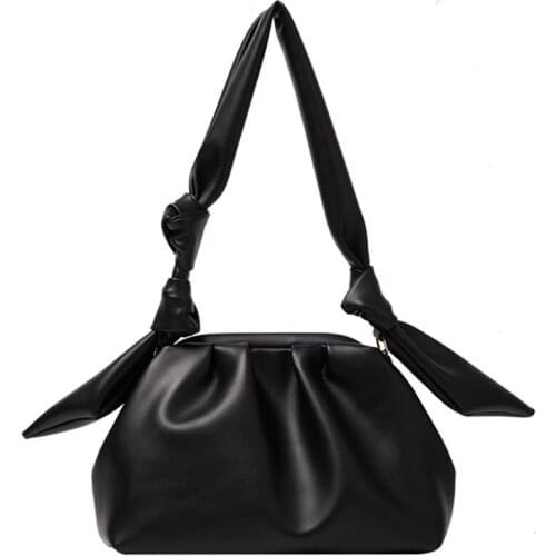 Candy Color PU Leather Shoulder Simple Bags For Women 2021 Small Crossbody Bag Travel Tote Handbags and Purses