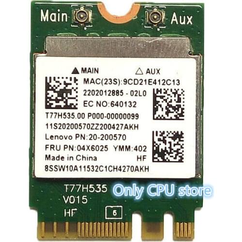 RealTek RTL8723BE NGFF Wlan Wifi BT Bluetooth Card 802.11n for I-B-M Lenov o 04X6025 E450 E550 E455 E555 E450C Network Wlan