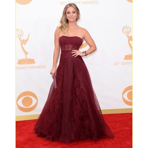 Sexy Strapless Long Prom Gown Tulle Floor Length Wedding Party Dress Custom Made