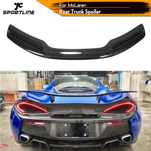 Rear Trunk Spoiler Boot Lip Wing Spoiler For McLaren 2015 - 2019 Carbon Fiber