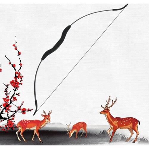 Archery Hunting Recurve Bow20-50lbs Shooting Outdoor Sport Practice Handmade Traditional Longbow Wooden Tips Epoxy Resin Limbs