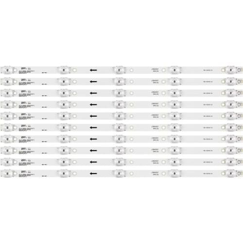 LED Backlight strip 5 lamps For Akai Aktv 55'' TV AKTV5534 JS-D-JP55EU-051EC (70317) E55EU/EP1000 MCPCB 490.0 15.0 1.0T 3V/LED