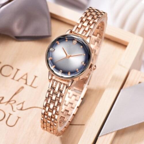 1PCS New Fashion Luxury Rhinestone Watches Women Stainless Steel Quartz Bracelet Watch Ladies Dress Watches Gold Clock