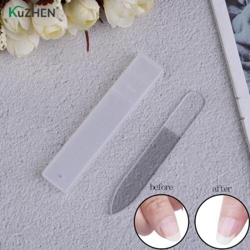 1PCS Crystal Glass Durable Nail Buffer Gel UV Manicure Nail Art Manicure Pedicure Tool Beauty Tools Professional Nail Files