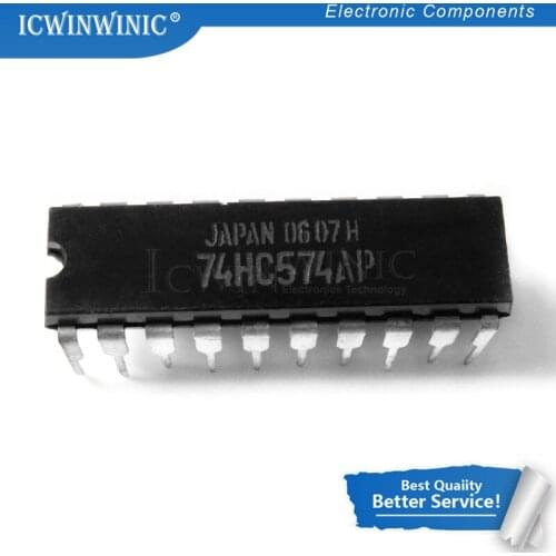 10piece SN74HC574N SN74HC574 DIP20 DIP 74HC574N 74HC574 new original In Stock