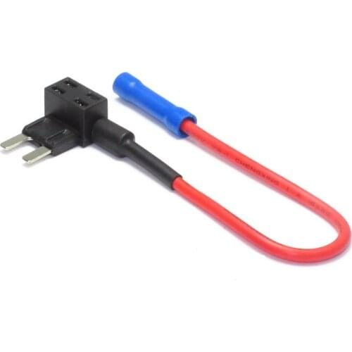 100pcs 12V 24V Small Standard Add A Circuit Fuse Tap Piggy Back Blade Holder Plug Socket Car