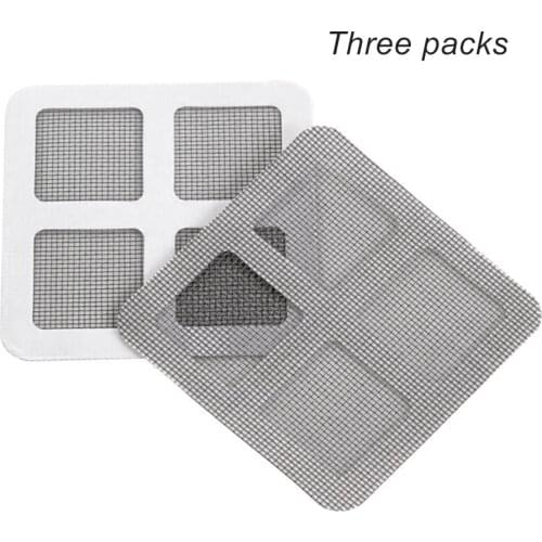 3 Pack Fix Net Window Home Adhesive Antis Mosquito Fly Bug Insect Repair Screen Wall Patch Stickers Mesh Repairing Broken Holes